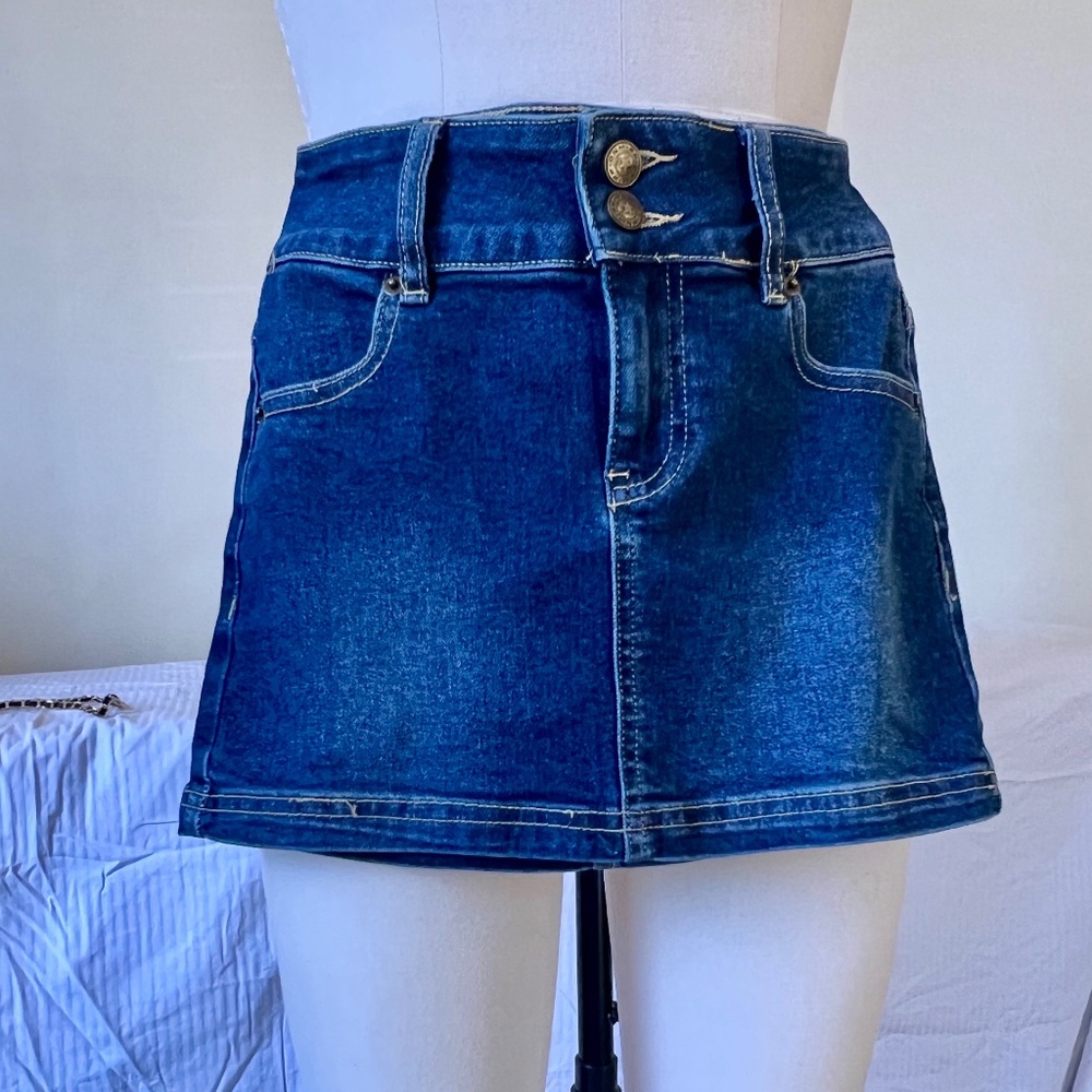 Princess Polly Mini Denim Skirt (NWOT)